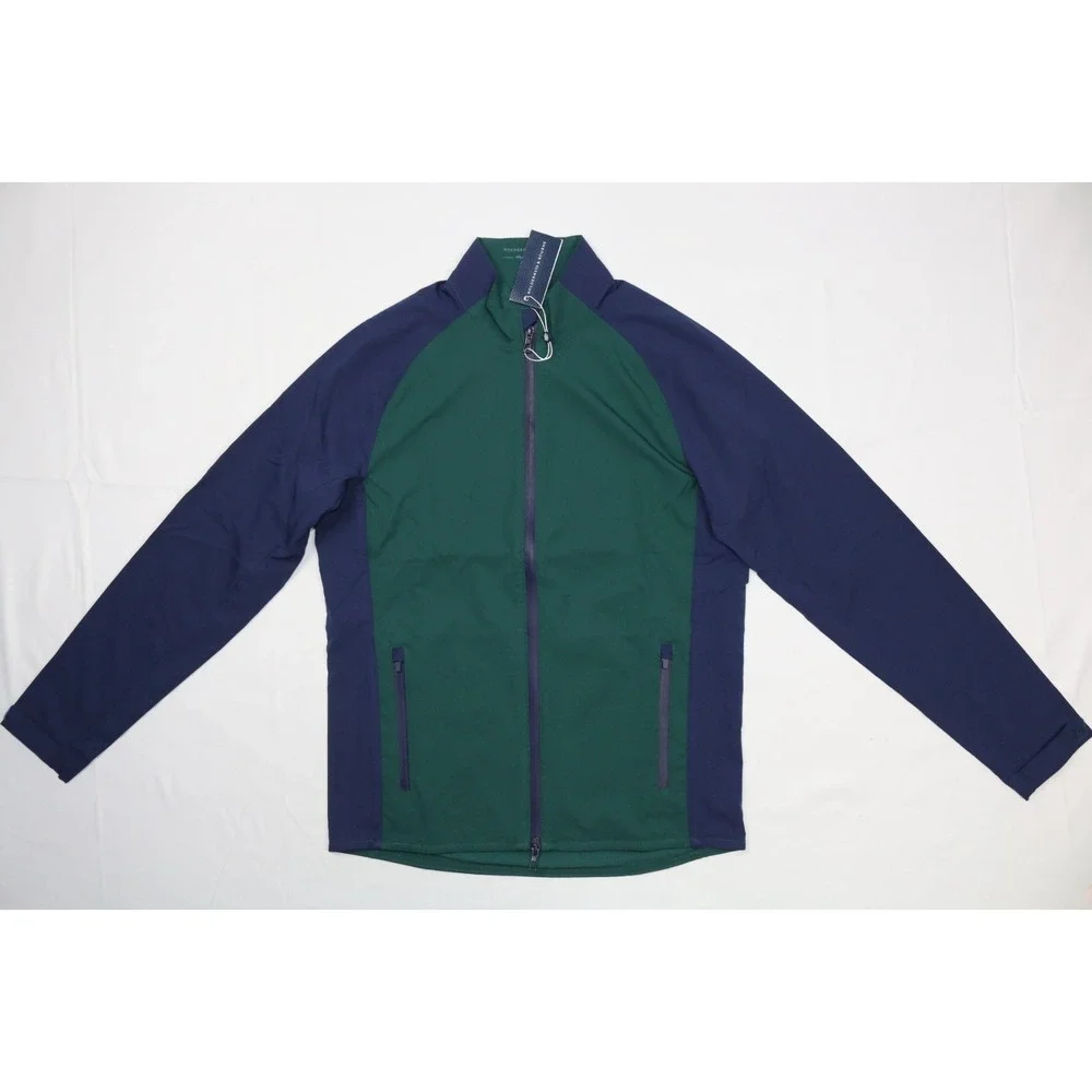 Holderness & Bourne The Hyde Full Zip Performance Jacket Mens S WaterResist Pine